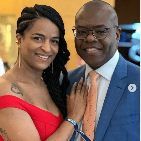 Ednéia Carvalho com o marido, o ex-ministro dos Direitos Humanos - Instagram/Divulgação