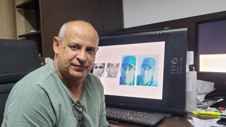 Sidney Barbosa, 53, agente e artista forense do DHPP - Giacomo Vicenzo/UOL