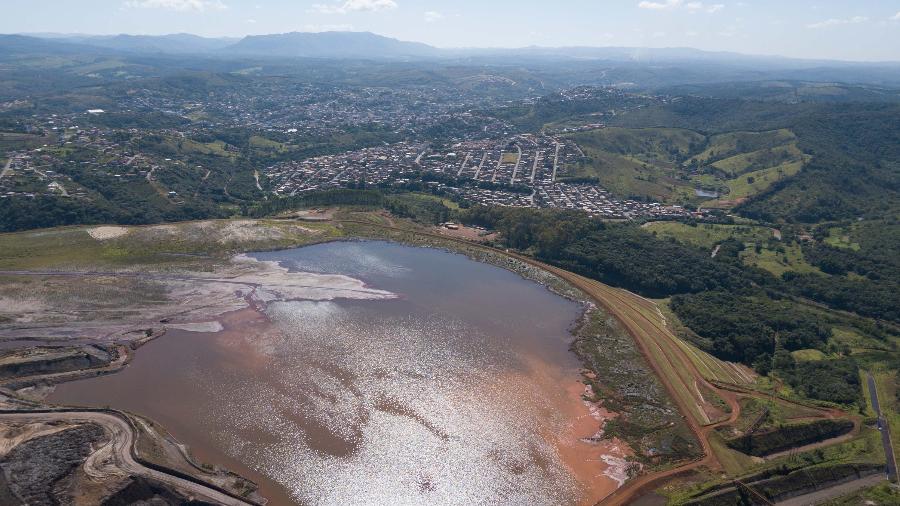 Vista aérea da Barragem Casa de Pedra da empresa CSN na cidade de Congonhas (MG) - Cristiane Mattos - 30.jan.2019/Futura Press/Estadão Conteúdo