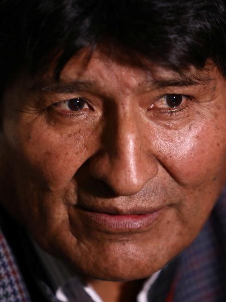 15.nov.2019 - O ex-presidente da Bolívia Evo Morales em entrevista à Reuters na Cidade do México - Edgard Garrido/Reuters