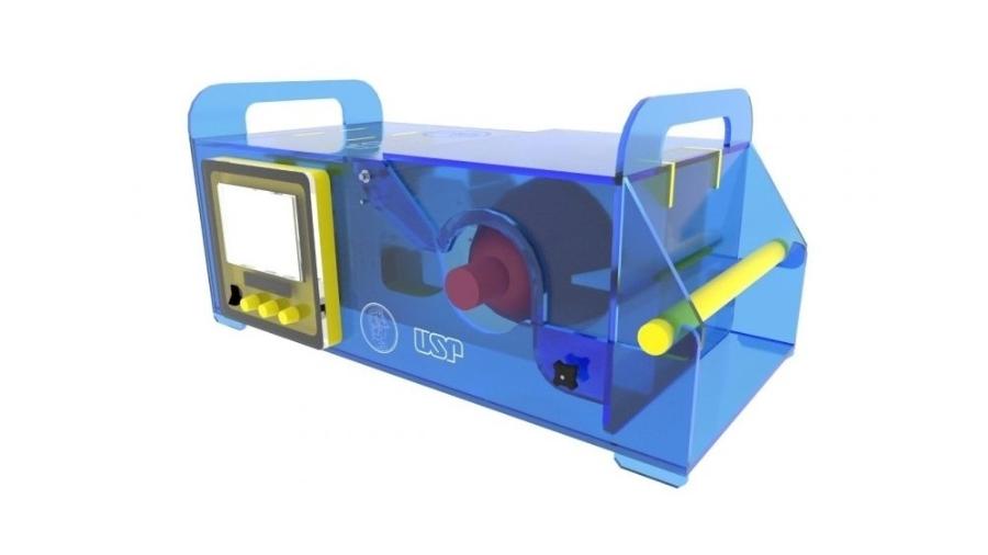 Ventilador pulmonar emergencial criado por engenheiros da USP - Divulgação/Poli