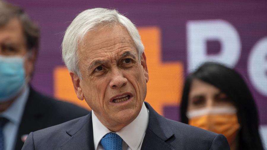 10.nov.2021 - O presidente do Chile Sebastián Piñera - Martin Bernetti/AFP