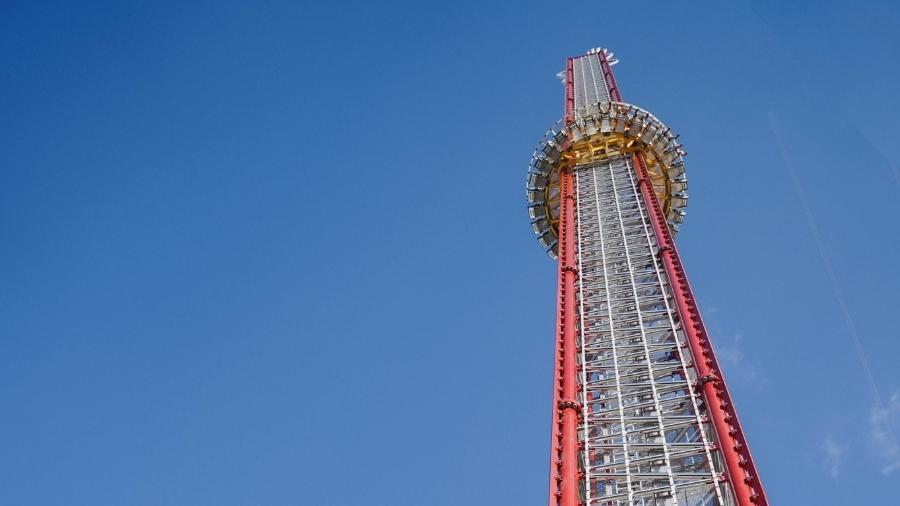 Adolescente caiu de atração que tem 130 metros de altura nos EUA - Divulgação/ICON Park