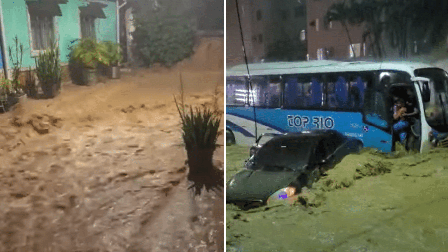Chuvas no RJ deixam mortos e desaparecidos 