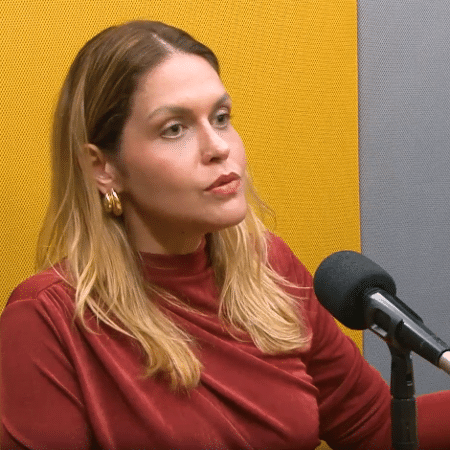 Daniela Scapin durante entrevista ao podcast Deu Tilt, no ano passado