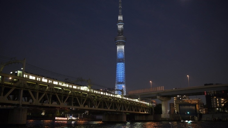 A torre Tokyo Skytree, no Japão A torre Tokyo Skytree, no Japão