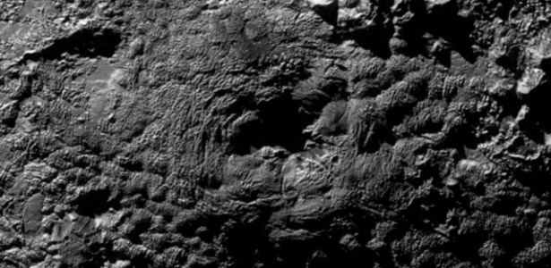 Wright Mons, um dos dois possíveis "vulcões de gelo" - Nasa/JPL-JHU/SWRI