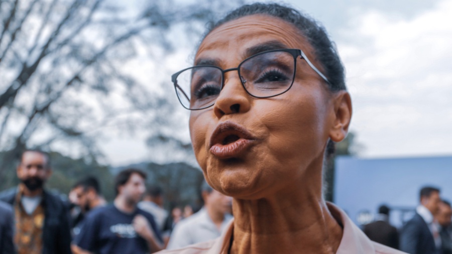 Marina Silva, que critica ministro do Meio Ambiente e atuação ambiental do governo Bolsonaro - Adriana Spaca/FramePhoto/Folhapress