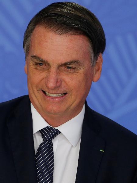 O presidente Jair Bolsonaro em cerimônia no Palácio do Planalto - Adriano Machado/Reuters