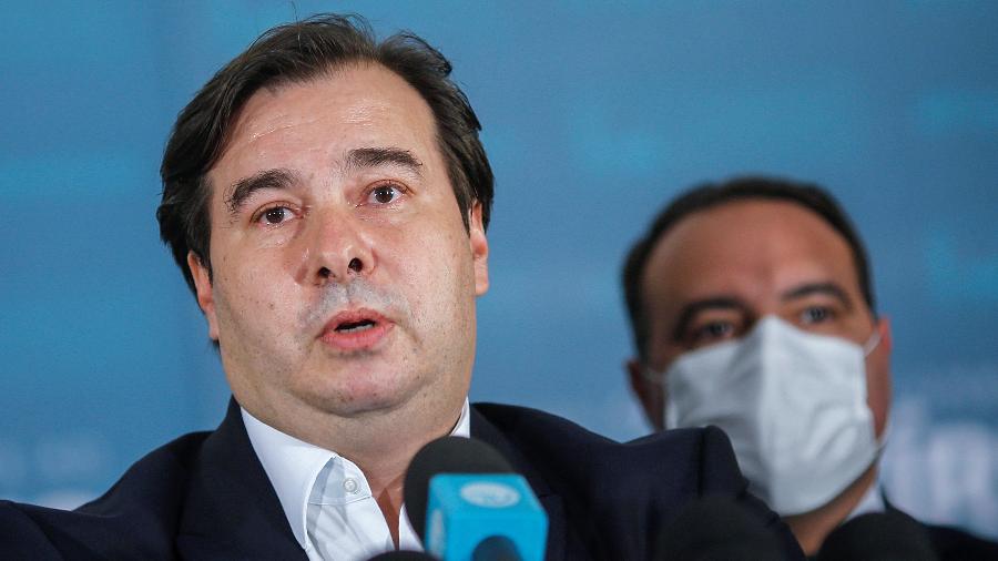 Rodrigo Maia disse que o governo não quer se comprometer com uma meta no orçamento - ADRIANO MACHADO