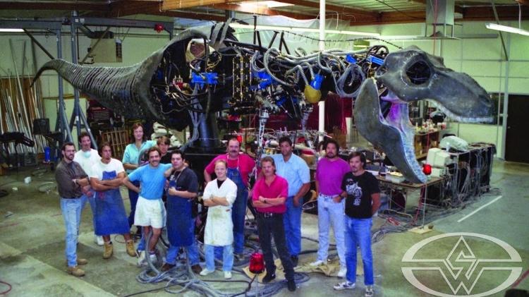 Oficina de animatrônicos de Jurassic Park - Divulgação/Stan Winston School - Divulgação/Stan Winston School