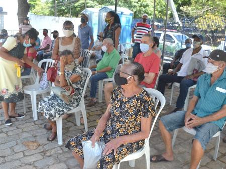 Vacinação contra a covid-19 na cidade de Salvador tem aplicação apenas da segunda dose desde segunda-feira (12) - Romildo de Jesus/Estadão Conteúdo