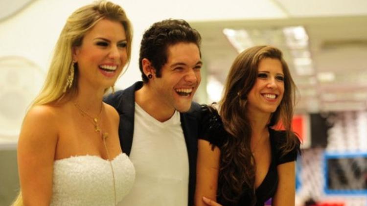 Fernanda, Nasser e Andressa no BBB 13 - Reprodução/TV Globo - Reprodução/TV Globo