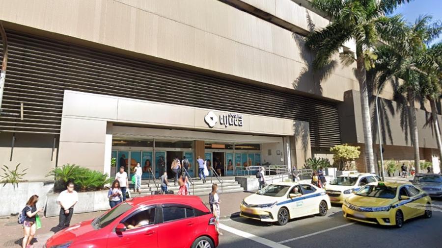 Joalheria do Shopping Tijuca foi alvo de assalto na tarde de hoje - Reprodução/Google Street View