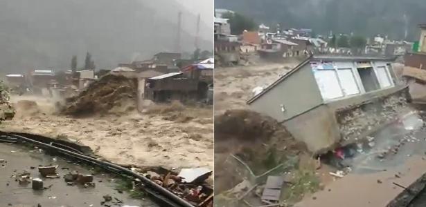 Chuvas no Paquistão provocaram enchentes por todo o país