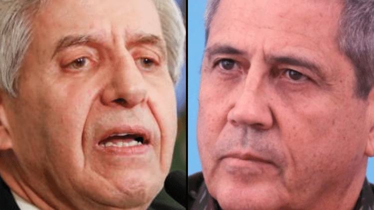 Generais Augusto Heleno e Braga Netto, do 'QG do Golpe' de Bolsonaro, segundo CPMI