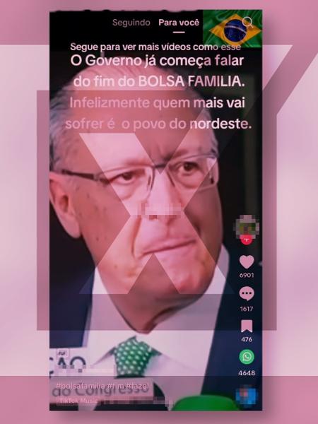 28.set.2023 - Em vídeo de 2022, Alckmin falava da retirada dos custos do programa social do teto de gastos no contexto da PEC da Transição