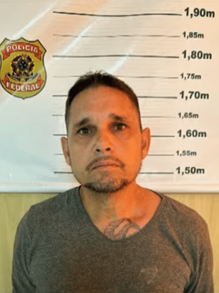 O suspeito, identificado como Wellington Galindo, foi detido por agentes da Polícia Federal.