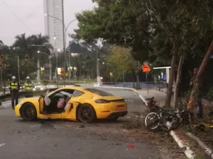 Motorista de Porsche que matou motociclista recebeu auxílio emergencial