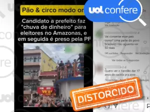 Candidato preso por distribuir dinheiro no AM não é do PT