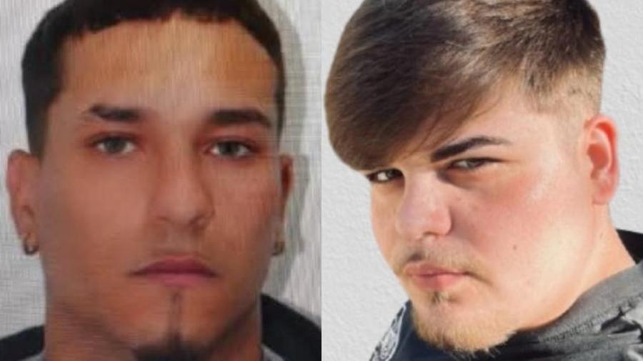 Mateus (à esquerda) foi preso na quinta-feira, dias após a morte de Manuel (à direita) - Ministério da Justiça de Portugal e Reprodução de redes sociais