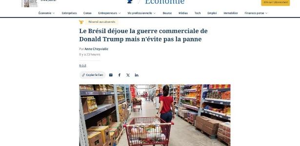 Brasil conseguiu 'driblar' guerra comercial de Trump, diz jornal francês