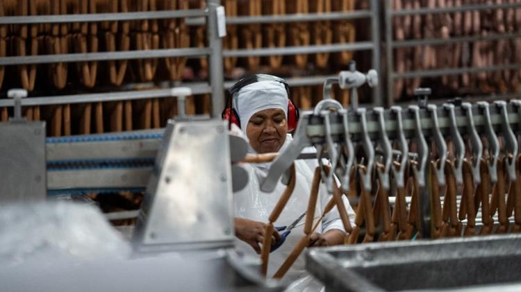 Fábrica do frigorífico Tropeira Alimentos, com 450 funcionários