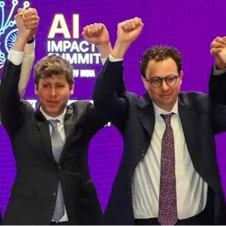 Sam Altman, CEO da OpenAI, e Dario Amodei, CEO da Anthropic