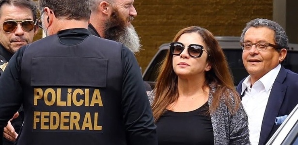 A publicitária Mônica Moura, mulher de João Santana (à dir.) - Paraná Portal