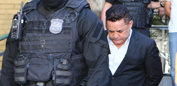 O empresário Ronan Maria Pinto, em foto de quando foi preso ano passado na 27ª fase da Operação Lava Jato - Geraldo Bubniak/Estadão Conteúdo
