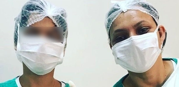 Médica publicou fotos com o filho, menor de idade, participando de suposta cirurgia - Reprodução