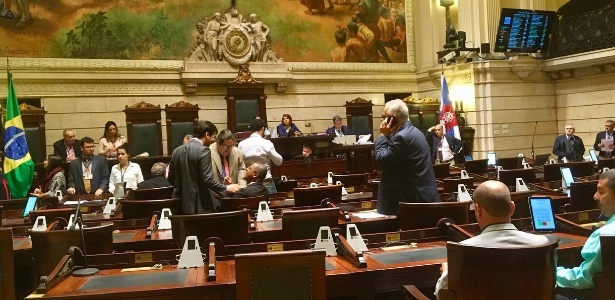 Primeira sessão deliberativa na Câmara do Rio após depoimento que cita Siciliano - Hanrrikson de Andrade/UOL