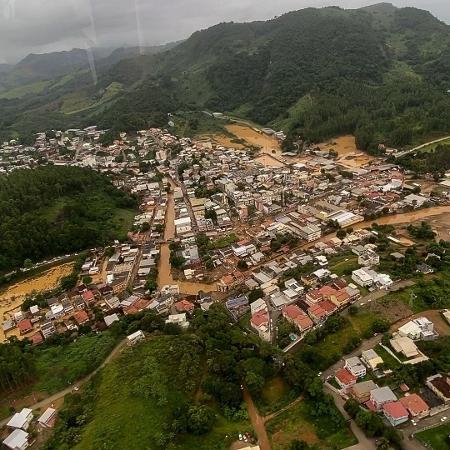 Enchentes no Espírito Santo deixaram cidades em estado de calamidade - Adriano Zucolotto/Governo do Espírito Santo/AFP Photo