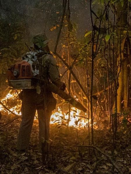 Incêndios no Pantanal devastaram 33 mil quilômetros quadrados; 14% do bioma apenas no mês de setembro - EPA/ROGERIO FLORENTINO