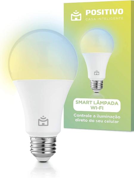 compre itens para casa inteligente 3 Smart Lâmpada Wi-Fi Positivo - Divulgação - Divulgação