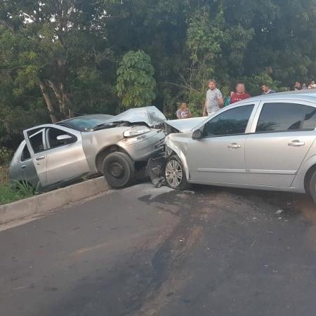Acidente no Piauí deixa cinco feridos; um dos motoristas é detido - Divulgação/PRF-PI