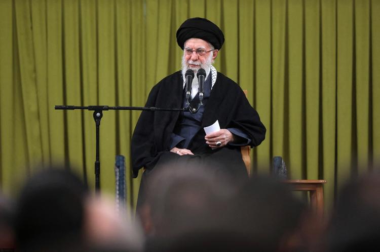 1.fev.2026 - O aiatolá Ali Khamenei, líder do Irã