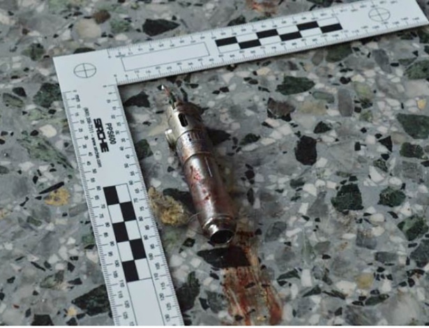 24.mai.2017 - Pequeno detonador usado no atentado em Manchester (Inglaterra) - The New York Times