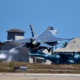 Avião americano decola de base aérea em Natal durante exercício internacional - VITORINO JUNIOR/PHOTOPRESS