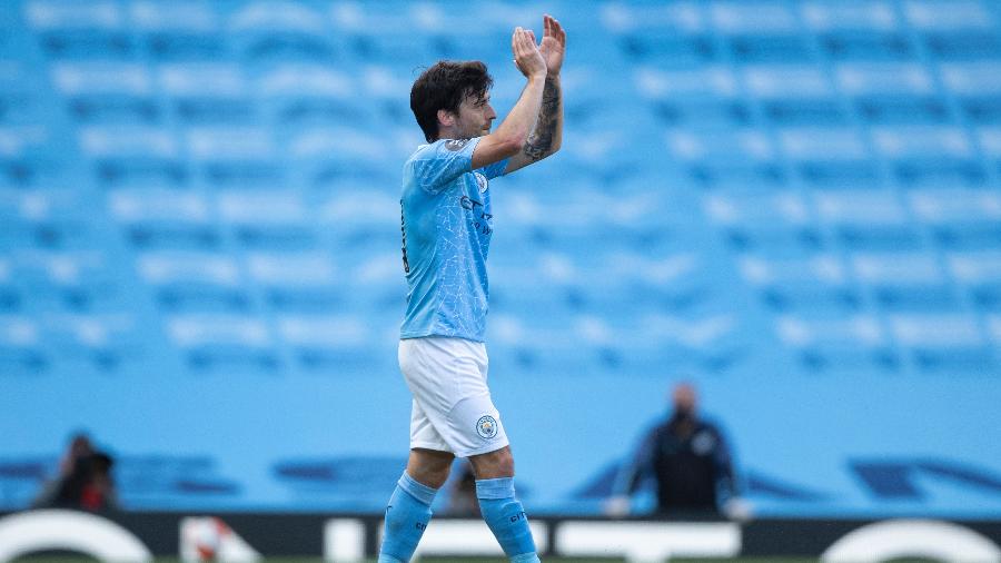 David Silva durante seu último jogo pelo Manchester City no Campeonato Inglês - Visionhaus