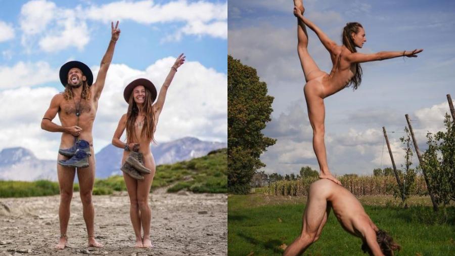 Silke Muys e Kieran Sannon se conheceram quando trabalhavam em uma companhia de dança na Espanha, em 2018 - Reprodução/Instagram/@silkyrontheroad