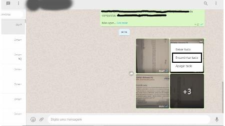 Baixar arquivos do WhatsApp - passo 2 - Reprodução - Reprodução