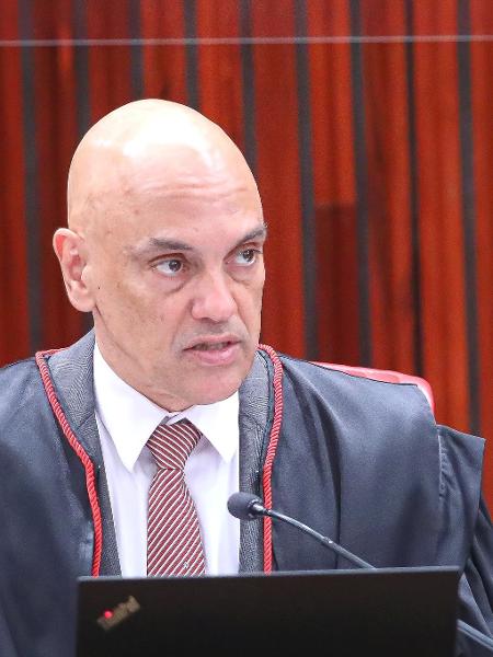 O ministro Alexandre de Moraes, no TSE - TSE/Divulgação