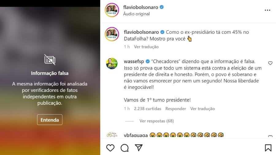 Flávio Bolsonaro  - Reprodução/Instagram