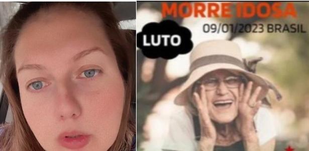 Juliana Cuchi Oliveira lamentou o uso da imagem da avó para produção de fake news