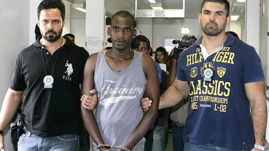 Prisão de Sailson em 2014, quando afirmou ter assassinado 43 pessoas - Fabio Golcalves/Reuters