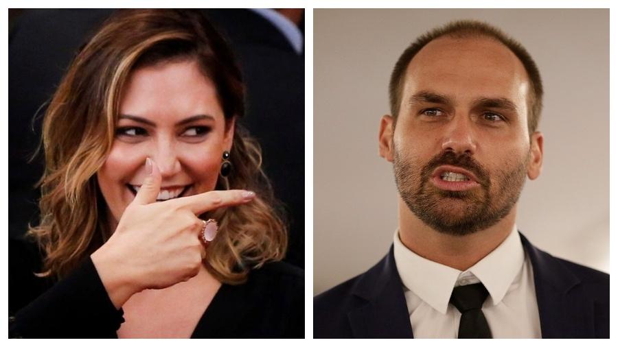 Eduardo Bolsonaro falou sobre as joias dadas pelo governo saudita para Michelle Bolsonaro - Reprodução