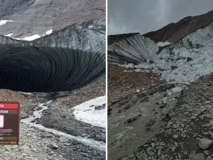 'Caverna de gelo' onde brasileiro morreu em 2022 desmorona na Argentina