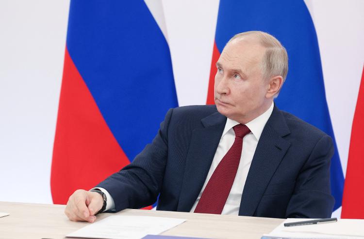 O presidente da Rússia, Vladimir Putin O presidente da Rússia, Vladimir Putin