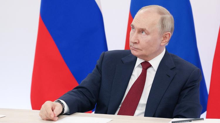 O presidente da Rússia, Vladimir Putin O presidente da Rússia, Vladimir Putin
